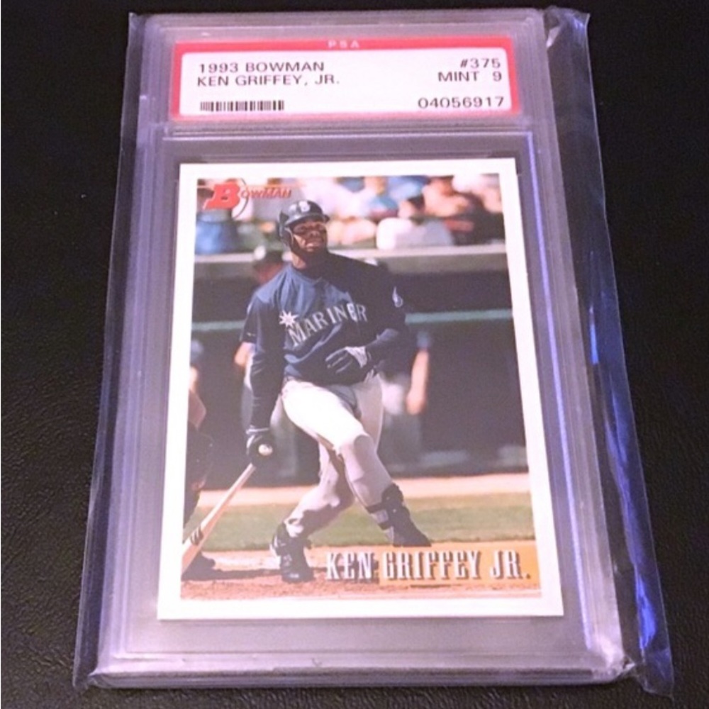 Ken Griffey Jr. 1993 Bowmans Baseball Graded PSA 9 Mint Condition